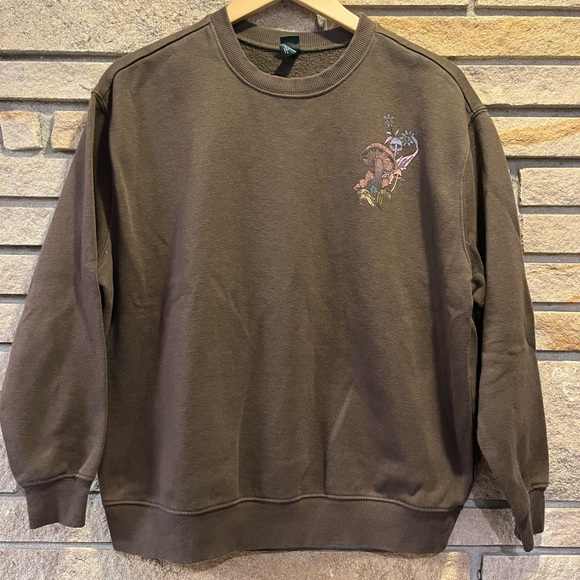 Wild Fable Mushroom Sweatshirt “Bloom as you Are” Sweatshirt SZ S - Picture 2 of 9